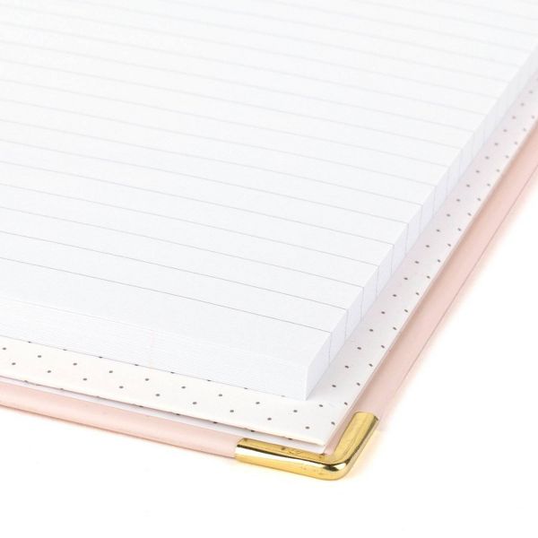 Sugar Paper Essentials Clipfolio Pink Gloss Dot