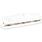 Desktop 3-Hole Punch White/Gold - Sugar Paper Essentials: Metal Office Tool for Binder, Multicolor