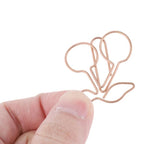 Unique Bargains Decorative Planner Clips for Document Note Sorting Organizing Office Supplies 10 Pcs Bicycle Shape (Gold Tone)