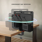 Mount-It! 360 Degree Rotating Pegboard and Organizer with Accessories