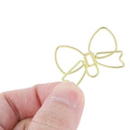 Unique Bargains Decorative Planner Clips for Document Note Sorting Organizing Office Supplies 10 Pcs Bicycle Shape (Gold Tone)