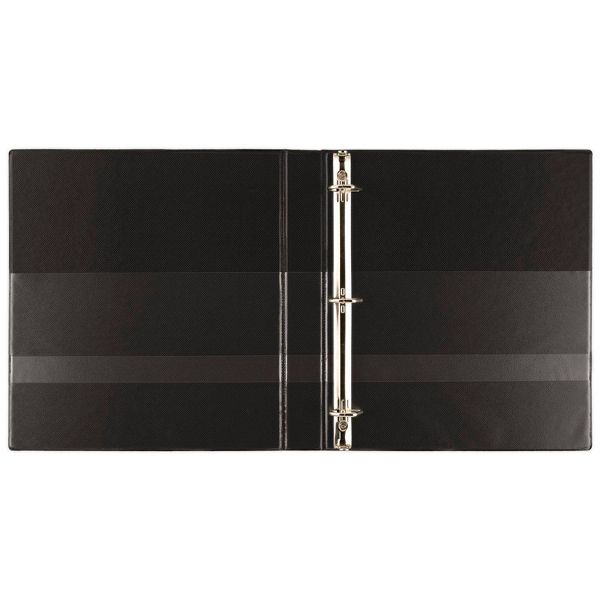 6pk 1" D Ring Binder Black - up&up™: 220 Sheet Capacity, 3 Ring, 4 Pockets, Hard Cover, Office Supplies