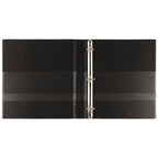 6pk 1" D Ring Binder Black - up&up™: 220 Sheet Capacity, 3 Ring, 4 Pockets, Hard Cover, Office Supplies