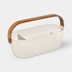 Desktop Caddy Desk Organization Set Cream - Threshold™