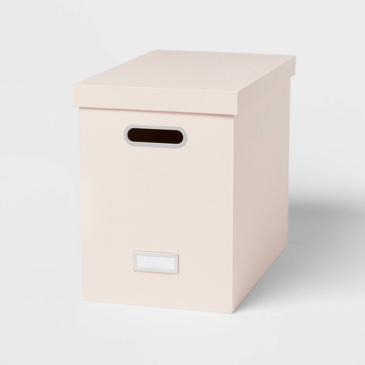 Canvas Hanging File Organizer with Lid Black - Brightroom™