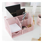 Blu Monaco Aqua Desk Organizer - Cute Turquoise Accessories & Stationery Holder for School, Locker, Bedroom or Home