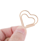 Unique Bargains Decorative Planner Clips for Document Note Sorting Organizing Office Supplies 10 Pcs Bicycle Shape (Gold Tone)