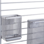 Mesh Additional Wall Organization Tools Silver - Brightroom™: Steel Desk & File Organizer for Office Supplies