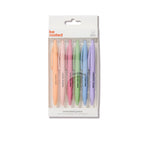 Be Rooted 6pk Ballpoint Pen Black Ink Soft Touch Affirmation Sayings: Art Stationery, 1.0mm Point, Office Supplies