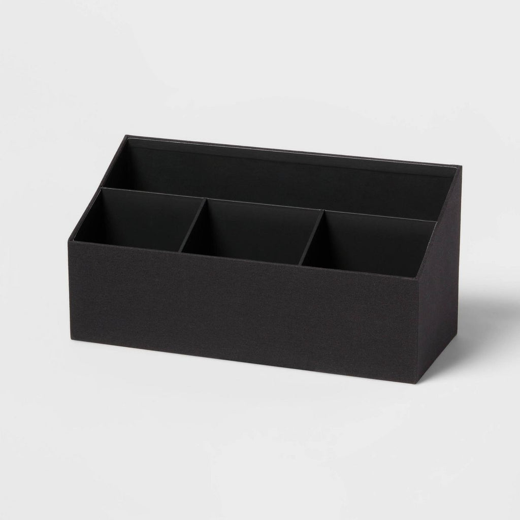 Canvas Desk Tool Holder/Organizer Black - Brightroom™: Desktop & Office Organizers, Polyester Canvas, 12.25" Width