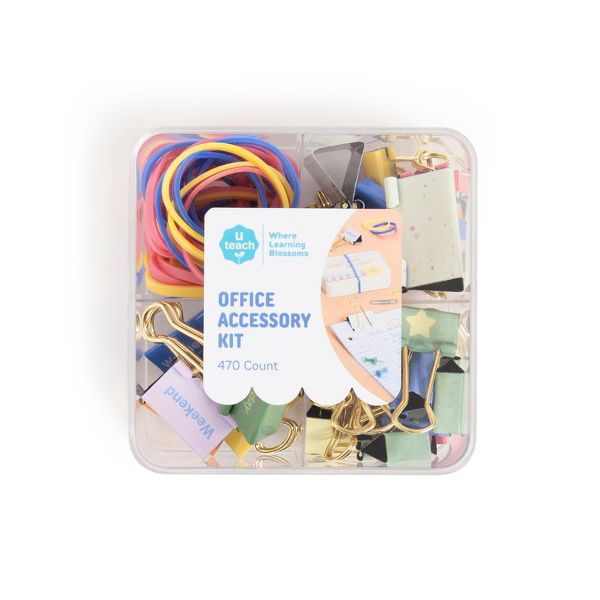 U Brands 470ct Office Accessory Kit Teacher