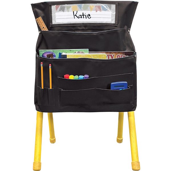 Teacher Created Resources Black Chair Pocket-For Large Chairs