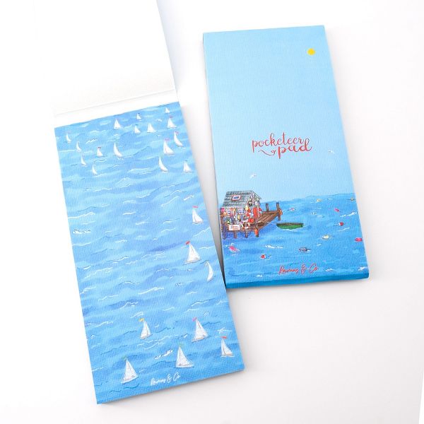 By The Sea 3.5" x 7" Pocketeer Notepads by Ramus & Co