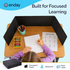 Enday Desk Dividers for Students 22 Pack Black Privacy Shields Classroom