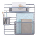 Mesh Additional Wall Organization Tools Silver - Brightroom™: Steel Desk & File Organizer for Office Supplies