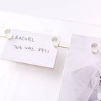 Acrylic Magnetic Memo Wall Strip - russell+hazel: Clear Office Wall Organizer, Desk Organization Set, 24.25" Width