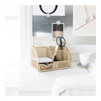 Blu Monaco Aqua Desk Organizer - Cute Turquoise Accessories & Stationery Holder for School, Locker, Bedroom or Home