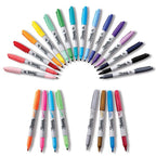 Sharpie 24pk Permanent Markers Fine Tip Multicolored: Art & Stationery, Office Supplies, Fine Point, Ages 8+