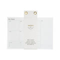 Noted by Post-it Weekly Calendar, White with pre-printed days: Office Supplies, 7.5x10 Inches, Uncoated Paper