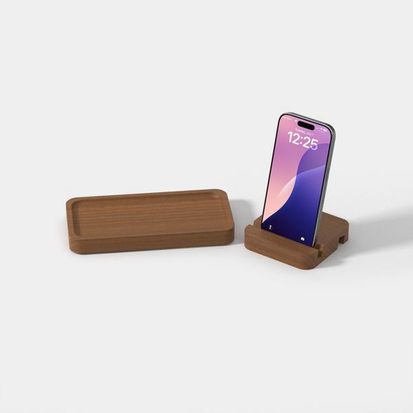 Wood Phone Stand with Desk Organizer - heyday™