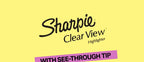 Sharpie Clear View 12pk Highlighters Chisel Tip Multicolored: Bold & Fine Markers for School Supplies
