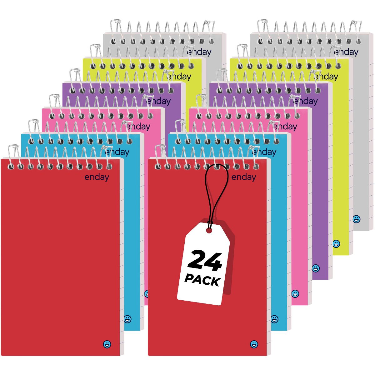 Enday 12 Pack 3 x 5 memo pads 75 ct