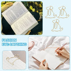 Unique Bargains Metal Cute Decorative Dog Shape Paper Clip Clamp for Home Office Supplies 60 Pcs Gold