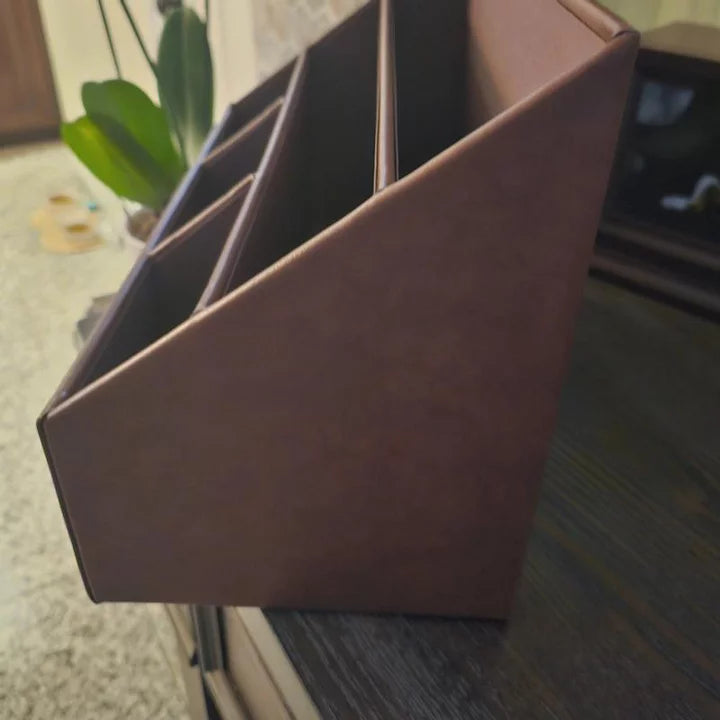 Faux Leather 5 Slot Desktop Organizer - Threshold™