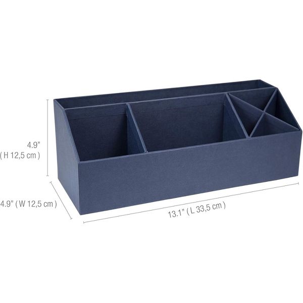 Bigso Elisa Desktop Organizer, Durable Desk Organizer with 7 Compartments for Office Supplies & More