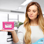 3" X 5" Index Card Case Holds 100 Cards Includes Business Card/Index Holder and 5 Tab Dividers Comes in Assorted Colors - 4-Pack Multicolor