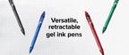 BiC 8pk Gelocity Quick Dry Assorted Ink: 0.7mm Point, Art & Stationery, Office Supplies