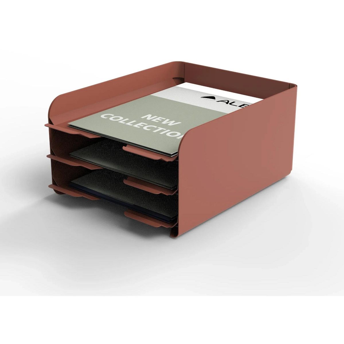 Alba O'desk Metal Storage Module - Black