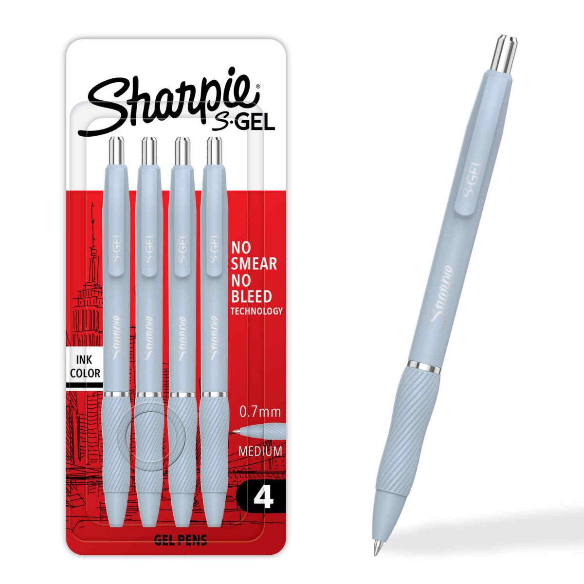 Sharpie 4ct S-Gel Bold Blush