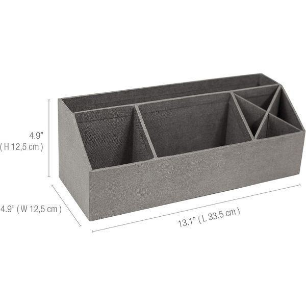 Bigso Elisa Desktop Organizer, Durable Office Desk Organizer with 7 Compartments for Office Supplies