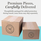 Martha Stewart Enzo 6 Piece Wooden Desk Drawer Organizer Set in Light Natural