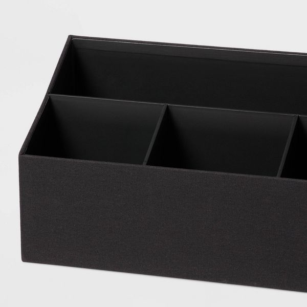 Canvas Desk Tool Holder/Organizer Black - Brightroom™: Desktop & Office Organizers, Polyester Canvas, 12.25" Width