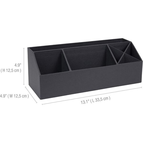 Bigso Elisa Desktop Organizer, Durable Desk Organizer with 7 Compartments for Office Supplies & More
