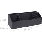 Bigso Elisa Desktop Organizer, Durable Desk Organizer with 7 Compartments for Office Supplies & More