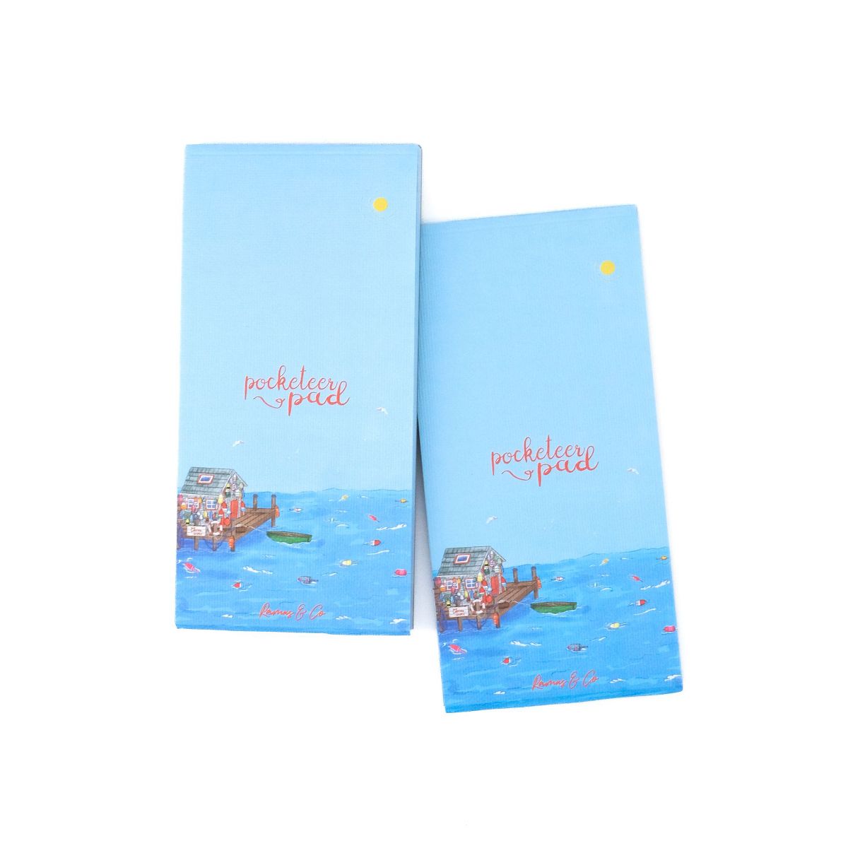 By The Sea 3.5" x 7" Pocketeer Notepads by Ramus & Co