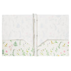 U Brands 2 Pocket Fashion Plastic Folder Pressed Botanicals Cream, School Supplies