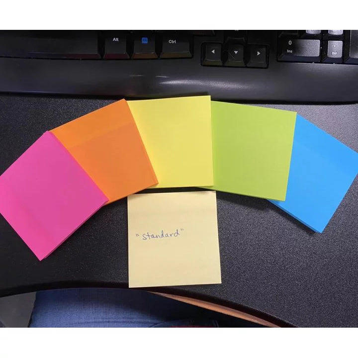 Sticky Notes 10pk 100ct per Pack - up&up™: 3x3 Inch Multicolor, Uncoated Paper, Office Supplies, Glue Binding