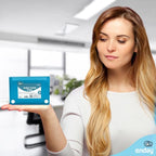 3" X 5" Index Card Case Holds 100 Cards Includes Business Card/Index Holder and 5 Tab Dividers Comes in Assorted Colors - 4-Pack Multicolor