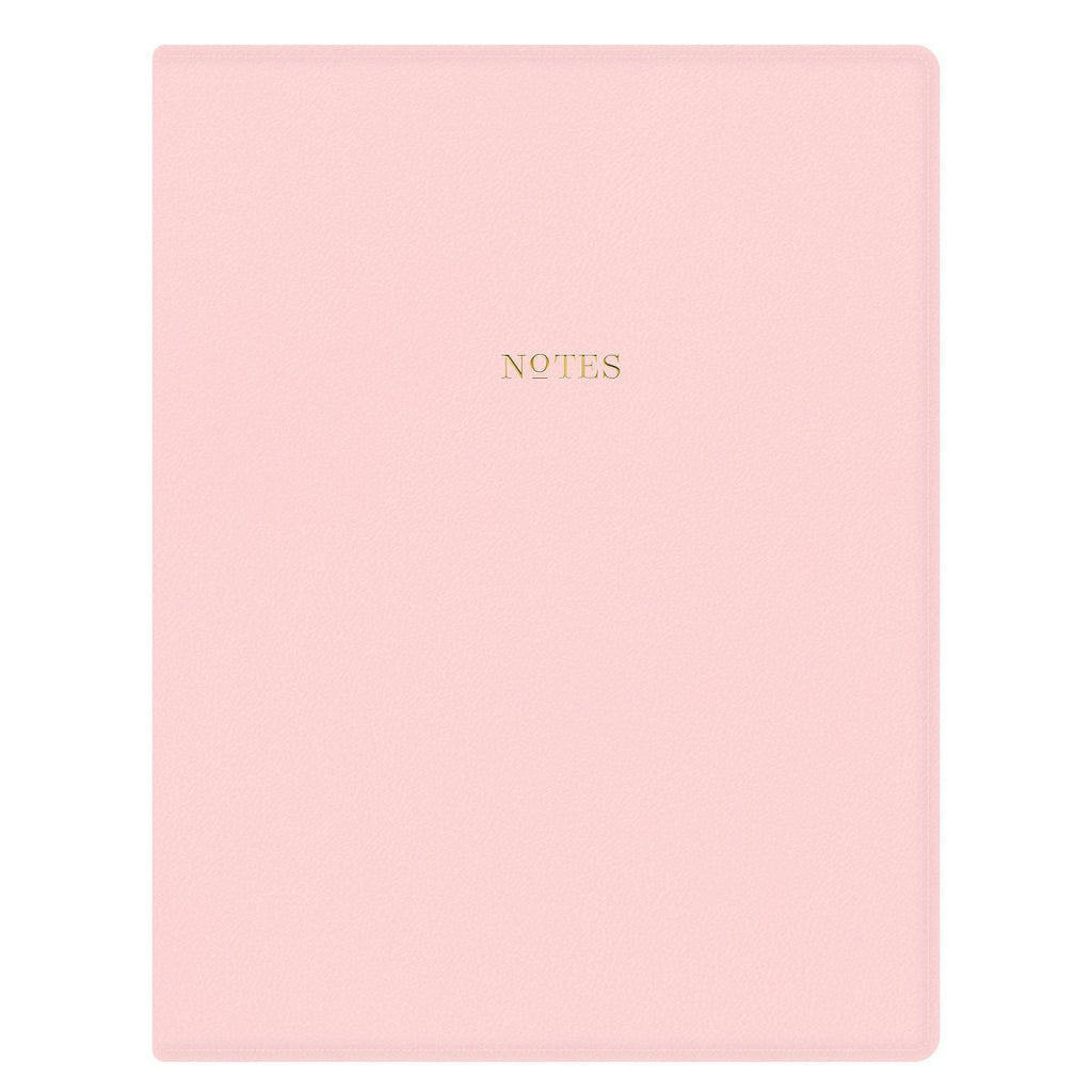 Day Designer Faux Leather Padfolio Blush Pink