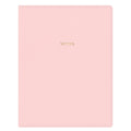 Day Designer Faux Leather Padfolio Blush Pink