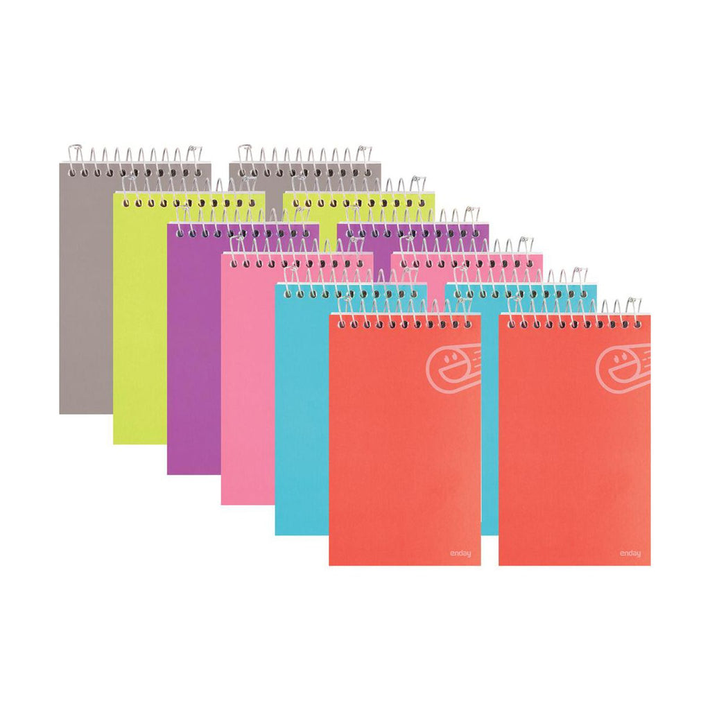 Enday 12 Pack 3 x 5 memo pads 75 ct