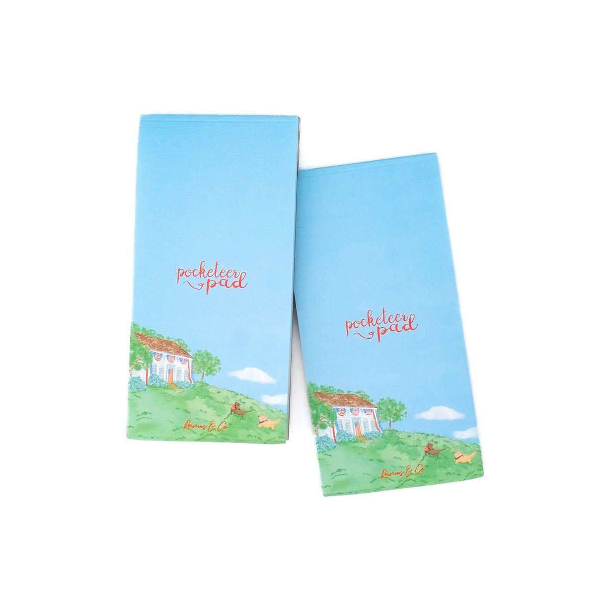 By The Sea 3.5" x 7" Pocketeer Notepads by Ramus & Co