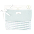 Sugar Paper Essentials 2pk Fabric Pouch Blue Floral/Blue Stripe