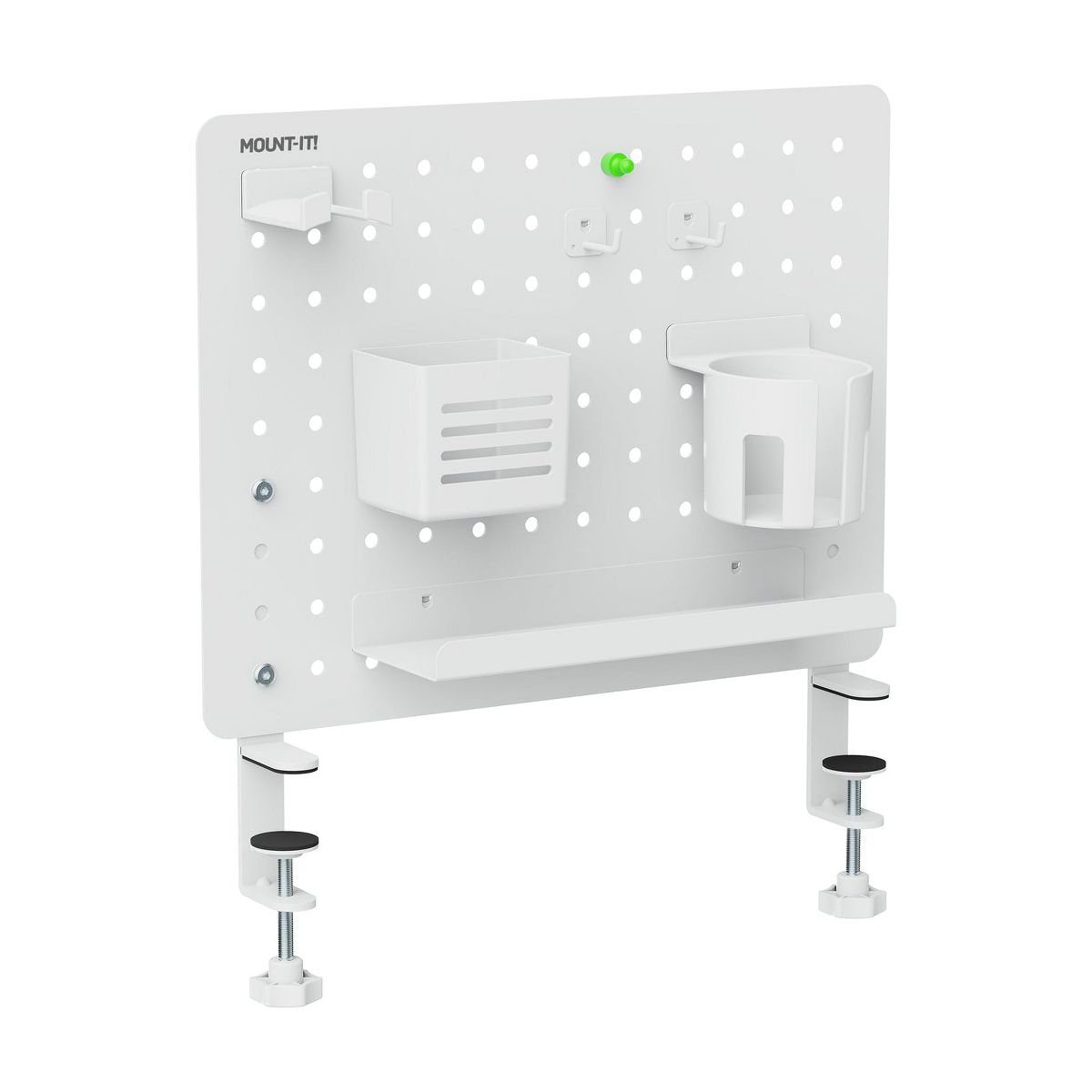 Mount-It! Clamp-on Pegboard Organizer