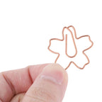 Unique Bargains Decorative Planner Clips for Document Note Sorting Organizing Office Supplies 10 Pcs Bicycle Shape (Gold Tone)