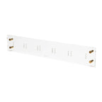 RUSSELL + HAZEL Acrylic Rail: Clear Desk Organizer for Office Supplies, 24" Wide, Acrylic & Metal